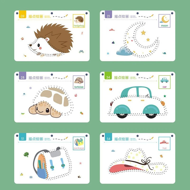 Ensemble de Livres de Traçage Magiques pour Enfants – Cahiers Réutilisables d’Écriture, Lettres et Chiffres Montessori