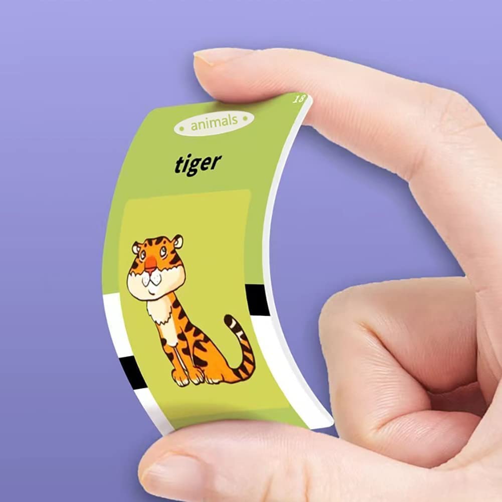 Appareil Éducatif Parlant Montessori avec Cartes Flash – Jouet d’Apprentissage Interactif pour Enfants