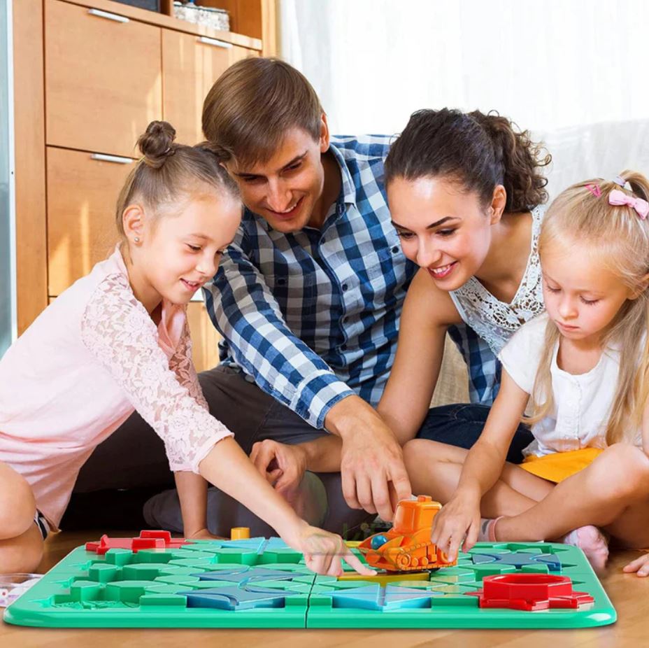 Puzzle de Rue Montessori en Bois – Jeu Éducatif d’Apprentissage et de Logique pour Enfants