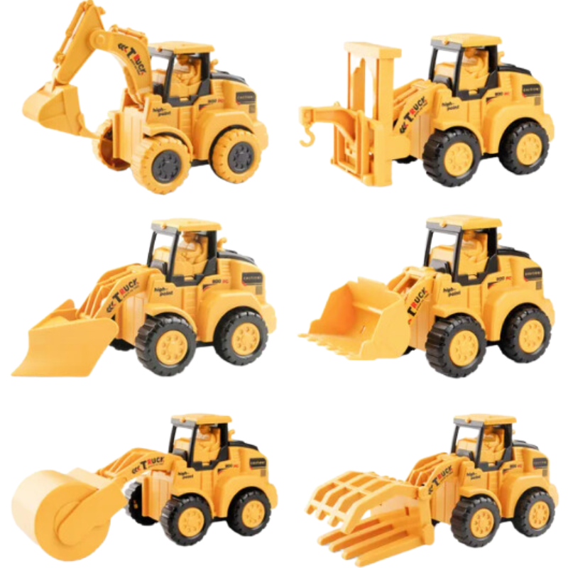 Ensemble de camions de construction – Kit de construction STEM, jouet éducatif pour enfants