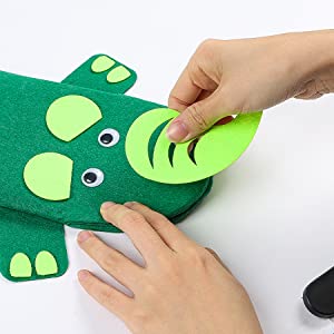 Kit de marionnettes à main en feutre à faire soi-même – Créez vos propres marionnettes, jouet éducatif pour enfants