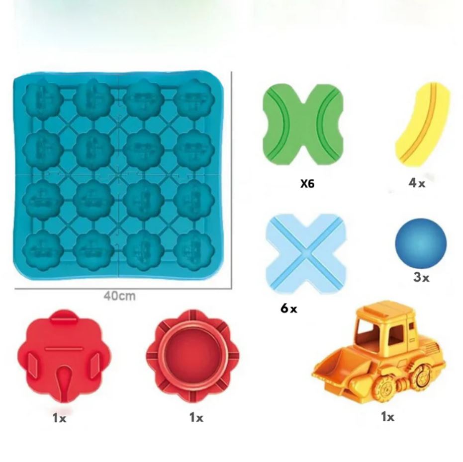 Puzzle de Rue Montessori en Bois – Jeu Éducatif d’Apprentissage et de Logique pour Enfants