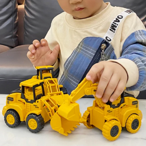 Ensemble de camions de construction – Kit de construction STEM, jouet éducatif pour enfants