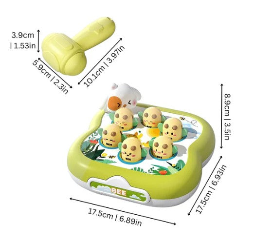 Marteau Montessori pour bébé – Banc de martelage en bois pour le développement de la motricité fine