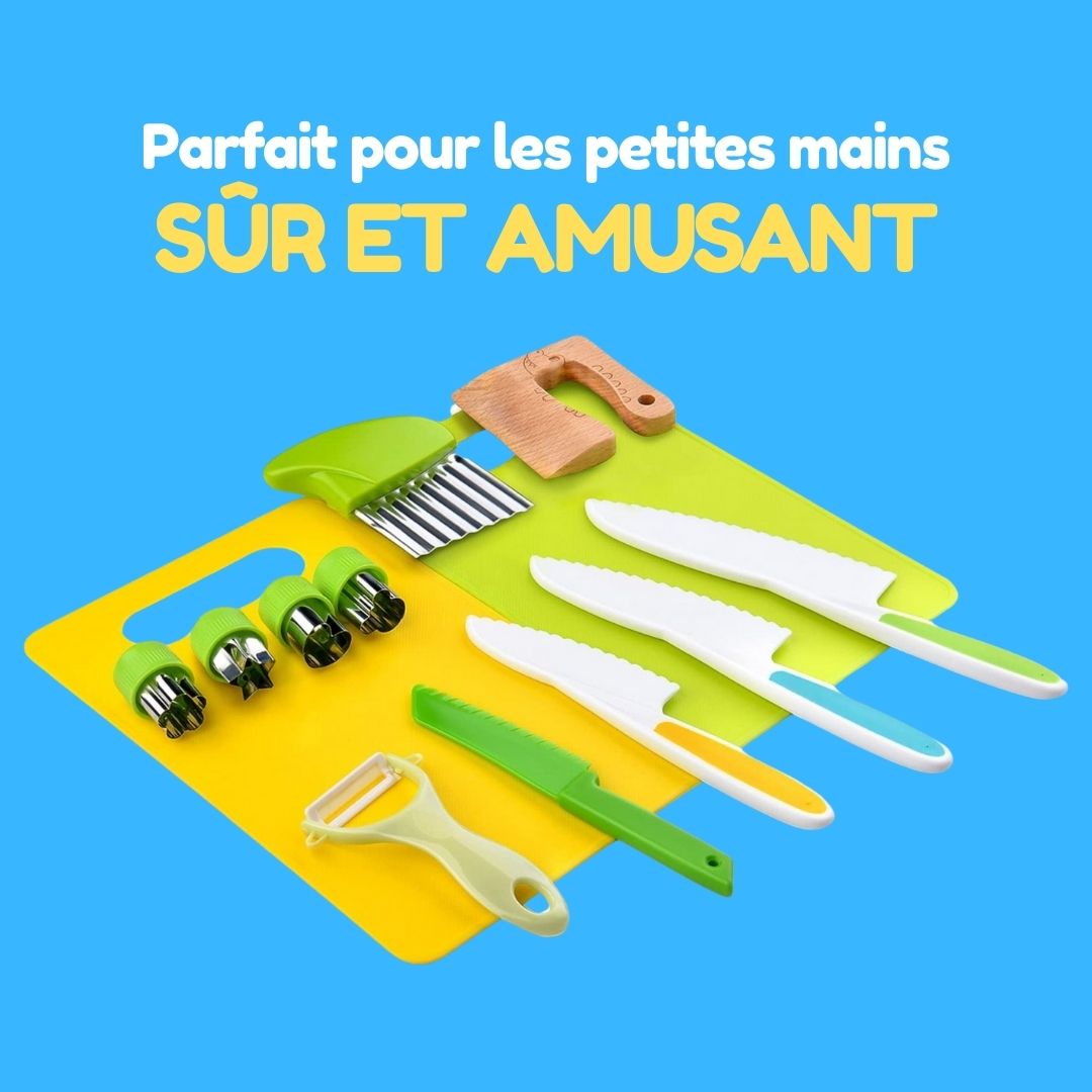 Outils de cuisine Montessori (13 pièces)