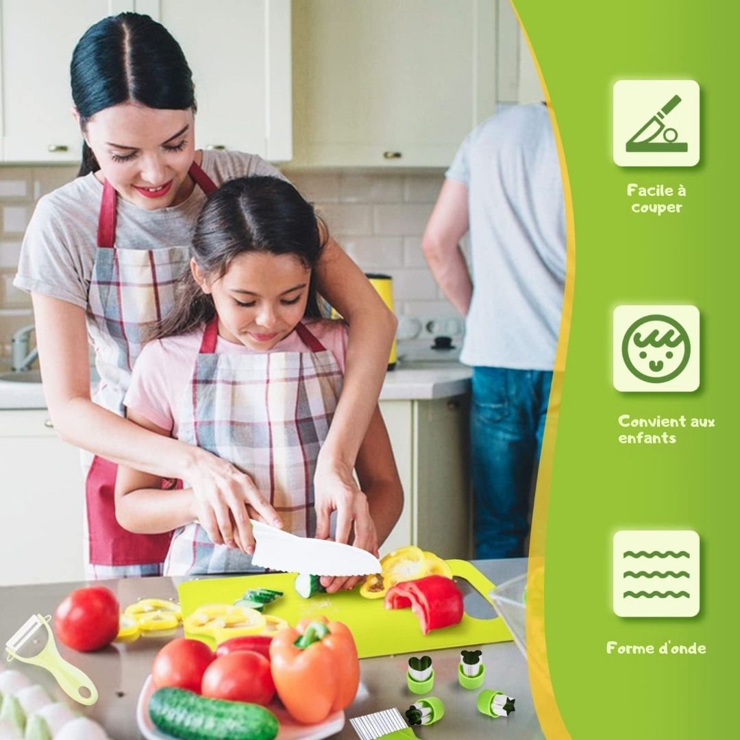 Outils de cuisine Montessori (13 pièces)