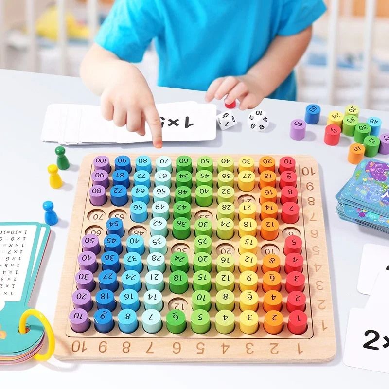 Jeu de Maths Montessori Edumath – Jeu Éducatif de Calcul et Logique pour Enfants