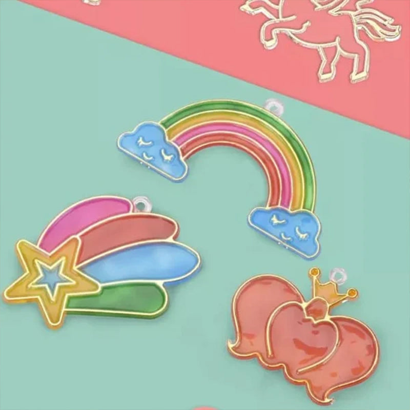 Kit de Bijoux à Créer pour Enfants – Perles et Breloques à Assembler