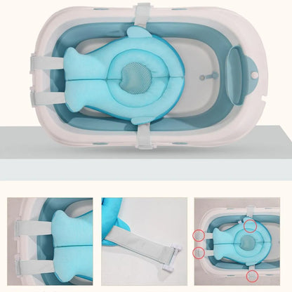 Siège de Bain Ergonomique pour Bébé – Rembourré, Sécurisé avec Sangles Réglables | 2 Coloris