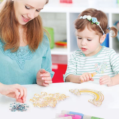 Kit de Bijoux à Créer pour Enfants – Perles et Breloques à Assembler