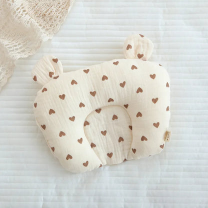 Oreiller Ergonomique Bébé Anti Tête Plate pour Nouveau-Né