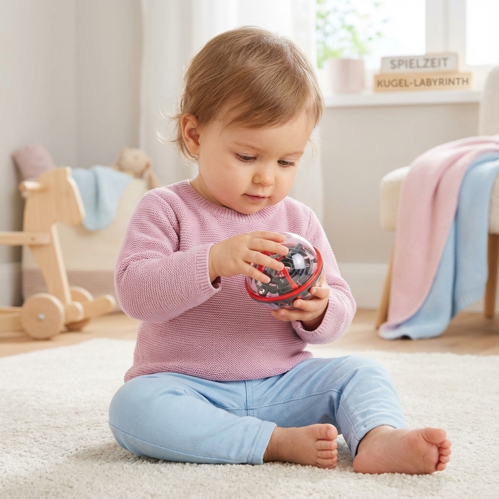 Puzzle Labyrinthe à Bille 3D – Jeu de Logique et d’Adresse pour Enfants