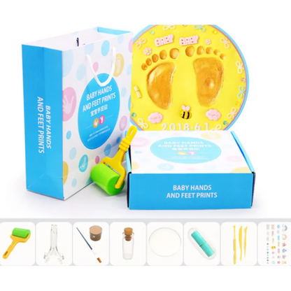 Kit Empreinte Main et Pied Bébé en Argile Souvenir DIY