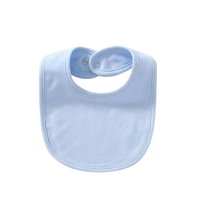Lot de Bavoirs Bébé en Coton Doux Absorbants à Pressions