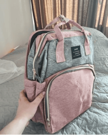 Sac à dos à langer tout-en-un – Sac de voyage pour bébé avec table à langer et organiseur