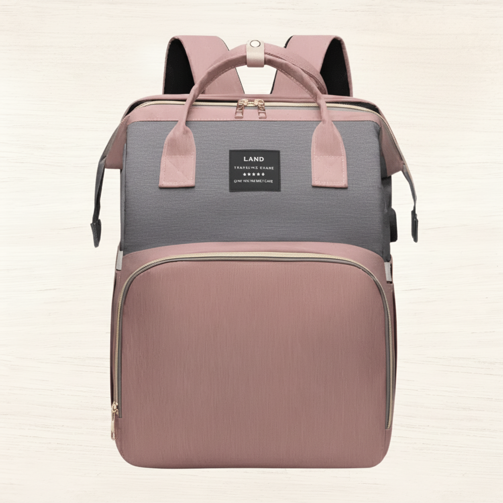 Sac à dos à langer tout-en-un – Sac de voyage pour bébé avec table à langer et organiseur
