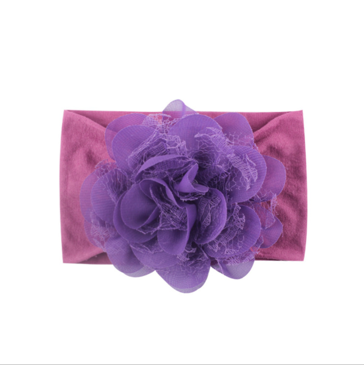 Bandeau Fleur pour Bébé – Doux Serre-tête pour Nouveau-Né et Tout-Petit