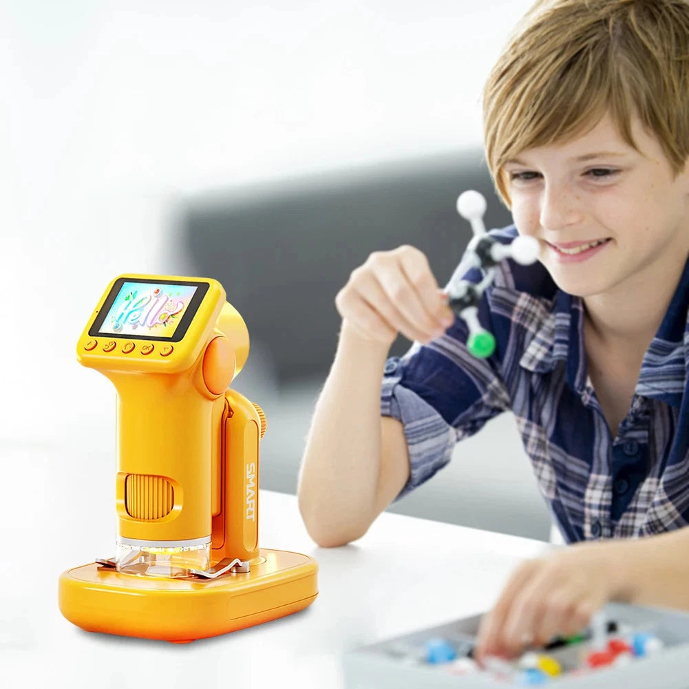 Mini-microscope numérique portable et démontable pour enfants