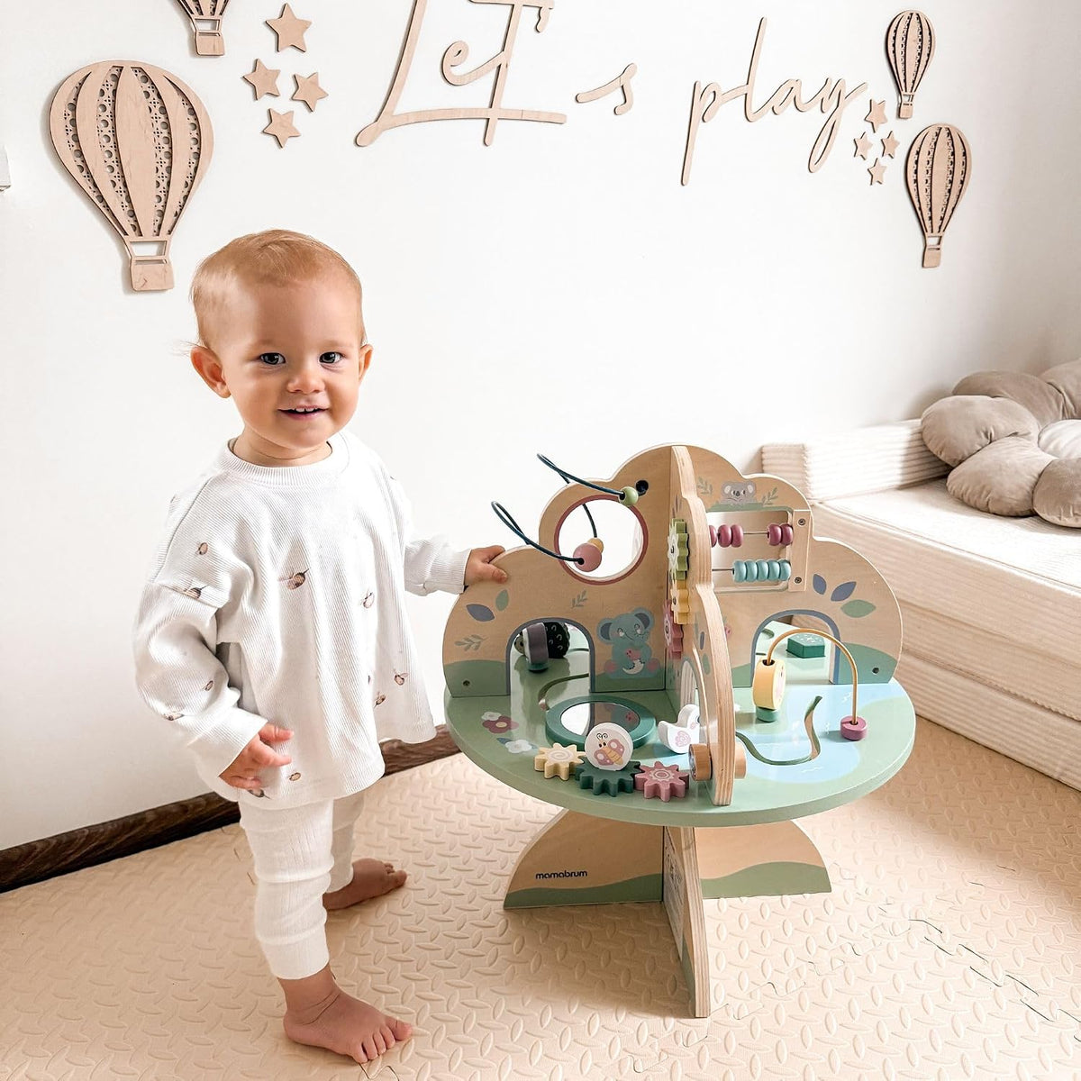 Table d’activités en bois multifonction