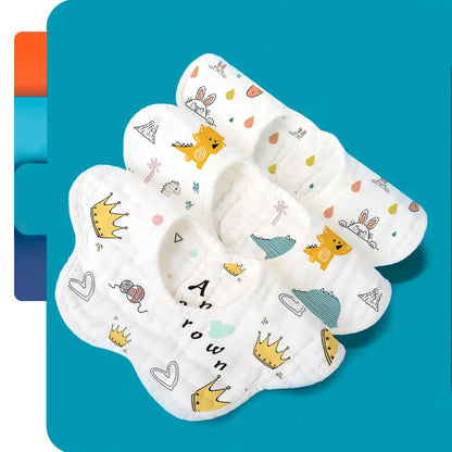 Lot de Bavoirs Bébé en Mousseline Douce et Absorbante