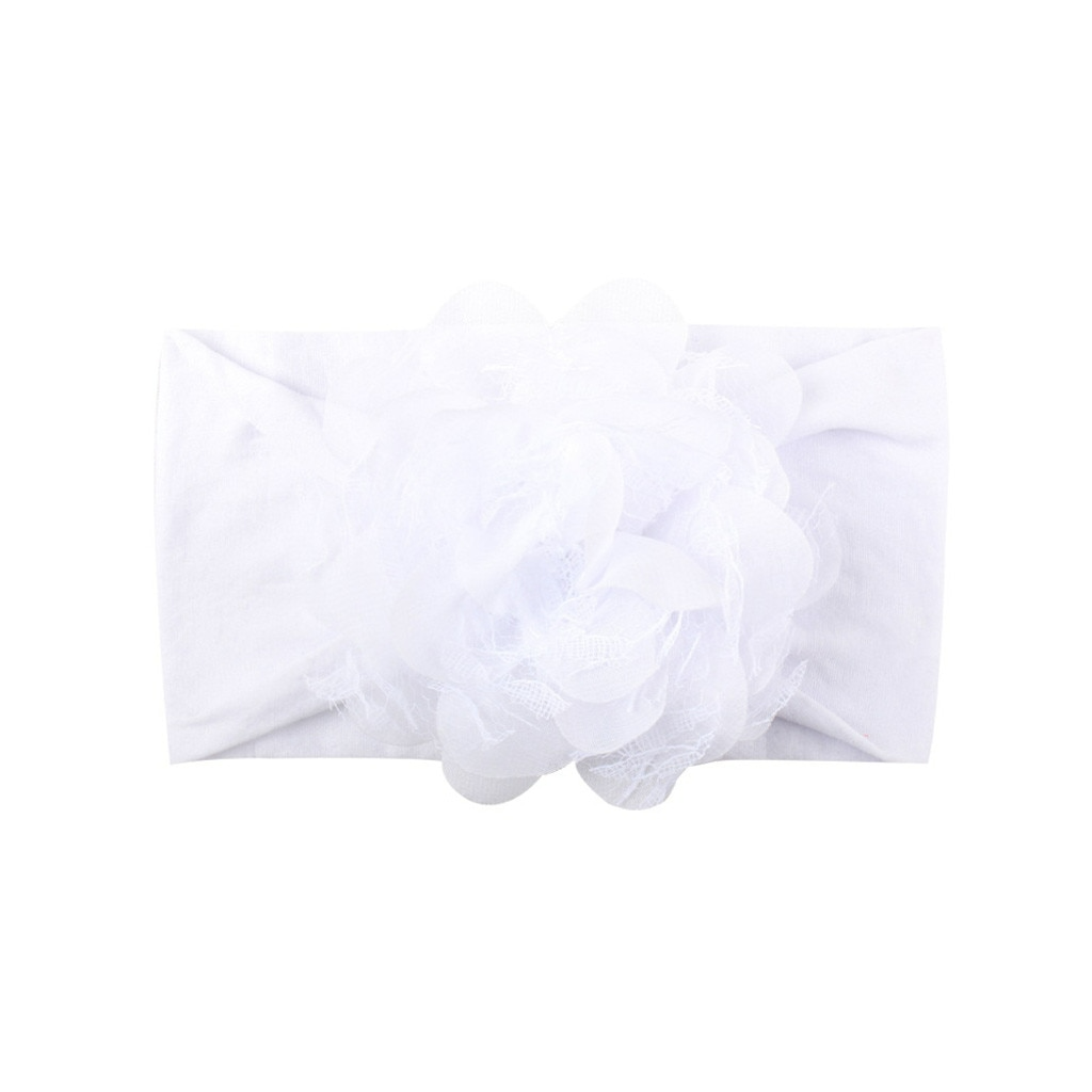 Bandeau Fleur pour Bébé – Doux Serre-tête pour Nouveau-Né et Tout-Petit