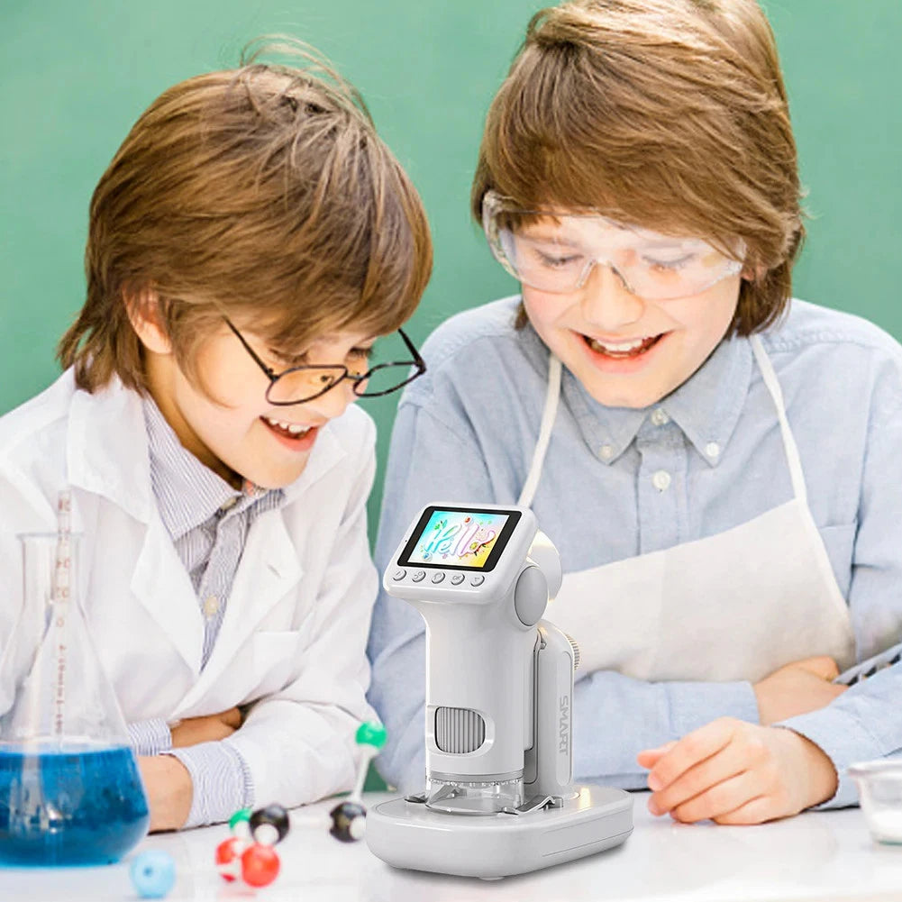 Mini-microscope numérique portable et démontable pour enfants