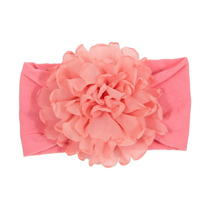 Bandeau Fleur pour Bébé – Doux Serre-tête pour Nouveau-Né et Tout-Petit