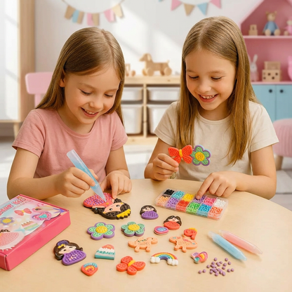 Kit de Perles à Repasser DIY pour Enfants – Loisir Créatif et Motricité Fine