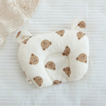 Oreiller Ergonomique Bébé Anti Tête Plate pour Nouveau-Né