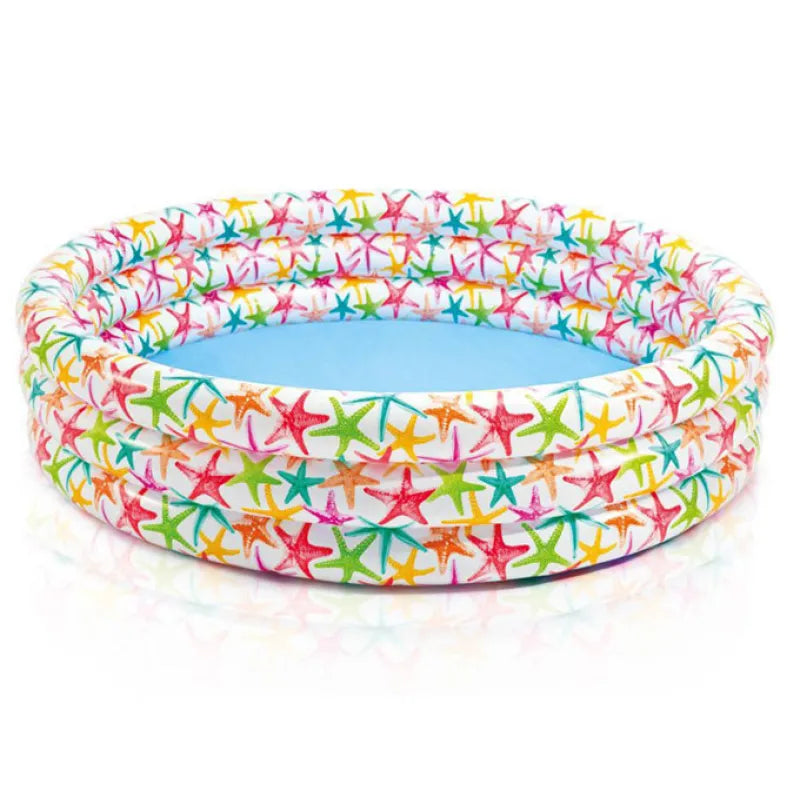 Piscine Gonflable Enfants Motif Étoile de Mer – Grande, Robuste & Prête en 5 Min