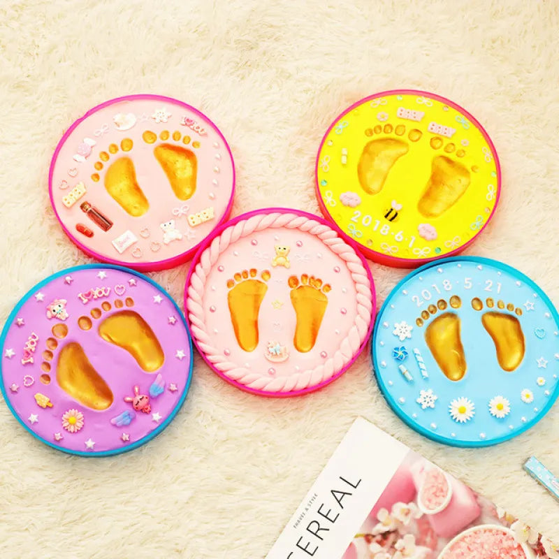 Kit Empreinte Main et Pied Bébé en Argile Souvenir DIY