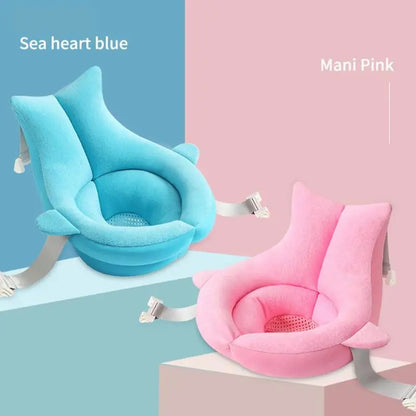 Siège de Bain Ergonomique pour Bébé – Rembourré, Sécurisé avec Sangles Réglables | 2 Coloris