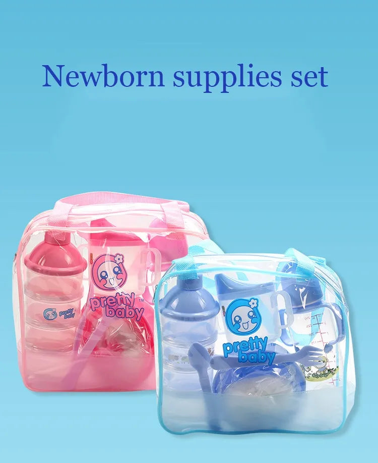 Set de Biberons avec Sac de Transport – Kit de Rangement pour Biberons, Tasses et Accessoires Bébé