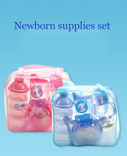 Set de Biberons avec Sac de Transport – Kit de Rangement pour Biberons, Tasses et Accessoires Bébé