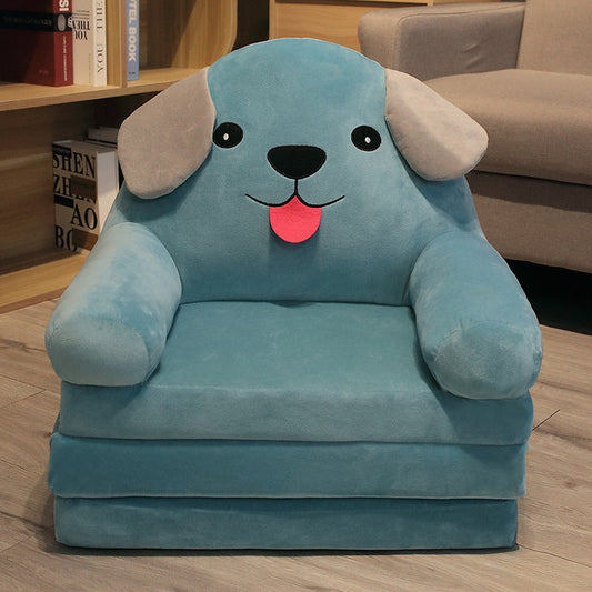 Canapé-Lit Pliant en Peluche pour Enfant – Fauteuil Convertible et Lavable