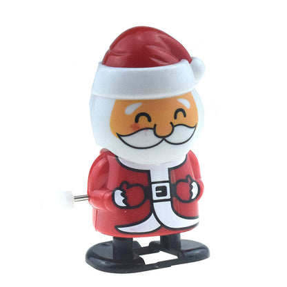 Figurine de Noël à Remonter – Père Noël, Bonhomme de Neige & Renne qui Dansent