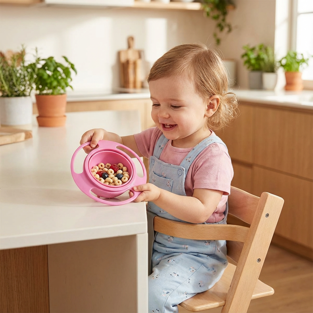 Bol Bébé Anti-Renversement pour Repas Sans Dégâts