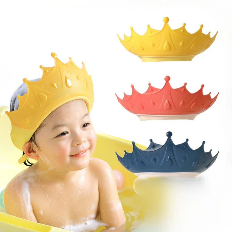 Visière de Bain Ajustable en Silicone pour Enfant – Protection Yeux et Oreilles