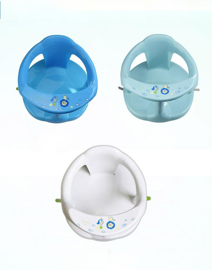 Siège de Bain Antidérapant pour Tout-Petits – Dossier + Ventouses | 3 Coloris