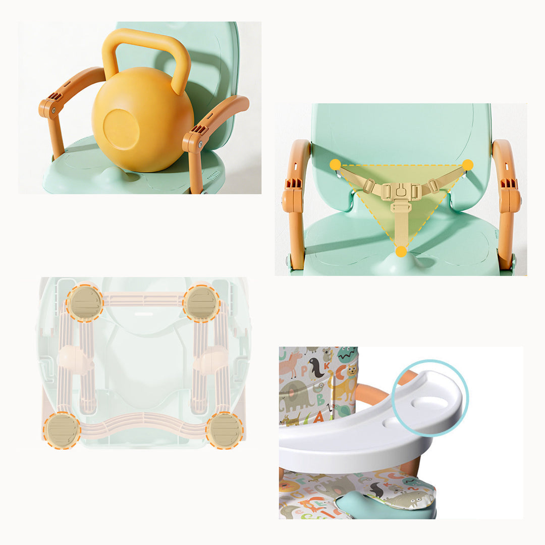 Chaise haute portable à démontage rapide pour bébé, idéale pour les voyages