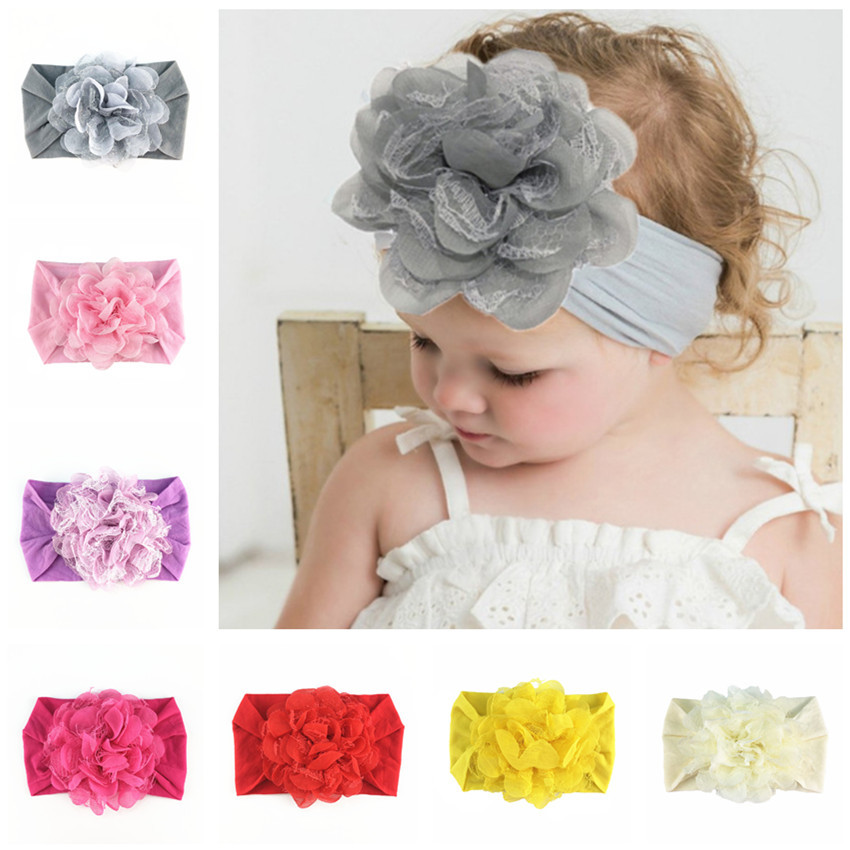 Bandeau Fleur pour Bébé – Doux Serre-tête pour Nouveau-Né et Tout-Petit