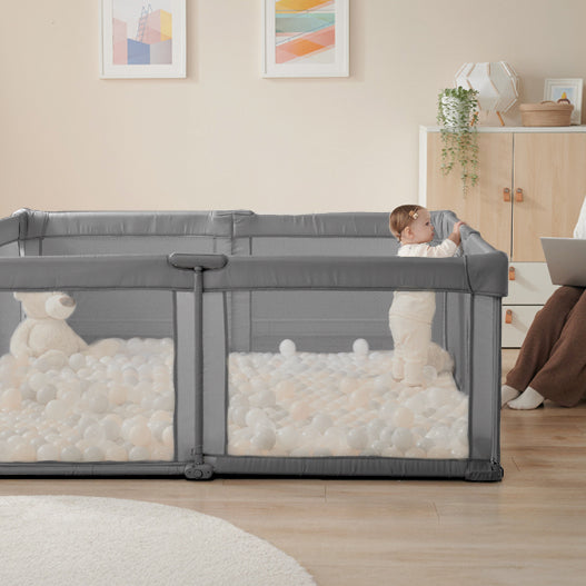 Parc pour bébé portable à installation instantanée et jardin de jeu