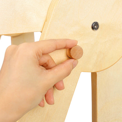 Tour d'apprentissage pliable pour enfants avec tabouret escamotable