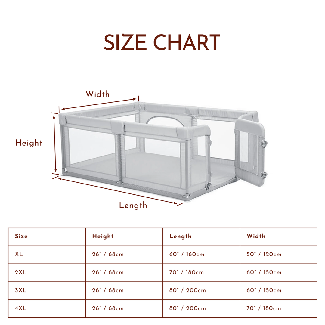 Parc pour bébé pliable et jardin portable