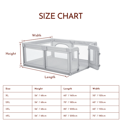 Parc pour bébé pliable et jardin portable