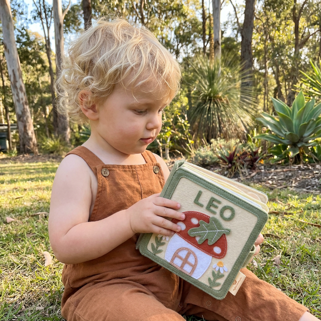 Livre d'Activités en Feutre Personnalisé pour Enfants