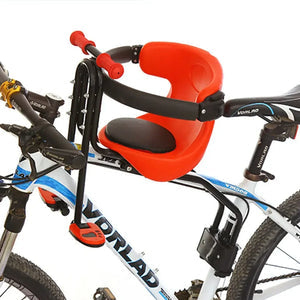 Siège vélo avant pour enfant avec barre de maintien et repose-pieds