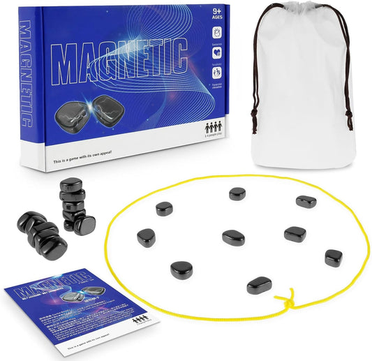 Jeu d’Échecs Magnétique en Bois – Échiquier Pliable et Portable avec Pièces Aimantées pour Enfants et Adultes