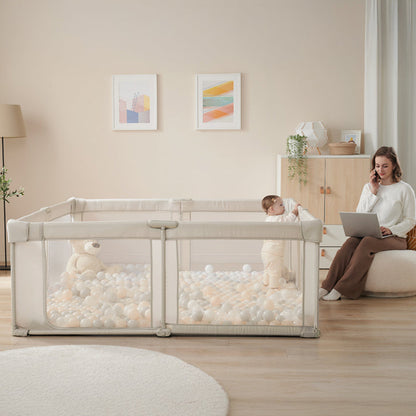 Parc pour bébé portable à installation instantanée et jardin de jeu