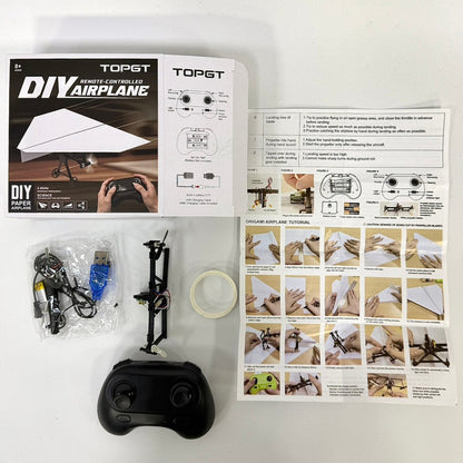 Kit d’avion en papier télécommandé